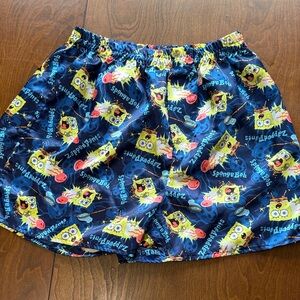 Spongebob medium satin boxers